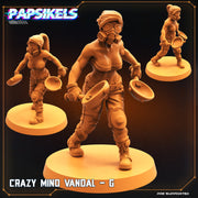 Droids Vs Crazy Miniatures (Full Set) | Sci-Fi Miniature | Papsikels TabletopXtra