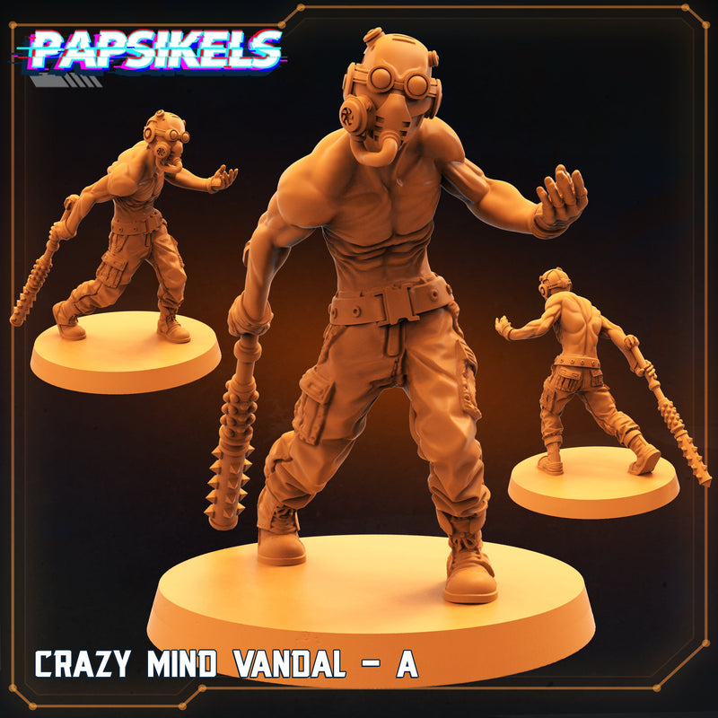 Droids Vs Crazy Miniatures (Full Set) | Sci-Fi Miniature | Papsikels TabletopXtra