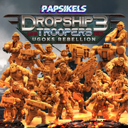 Dropship Troopers III Miniatures (Full Set) | Sci-Fi Miniature | Papsikels TabletopXtra