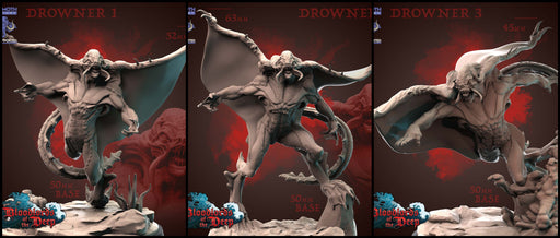 Drowner Miniatures | Blood Lords of the Deep | Fantasy Tabletop Miniature | Mammoth Factory TabletopXtra