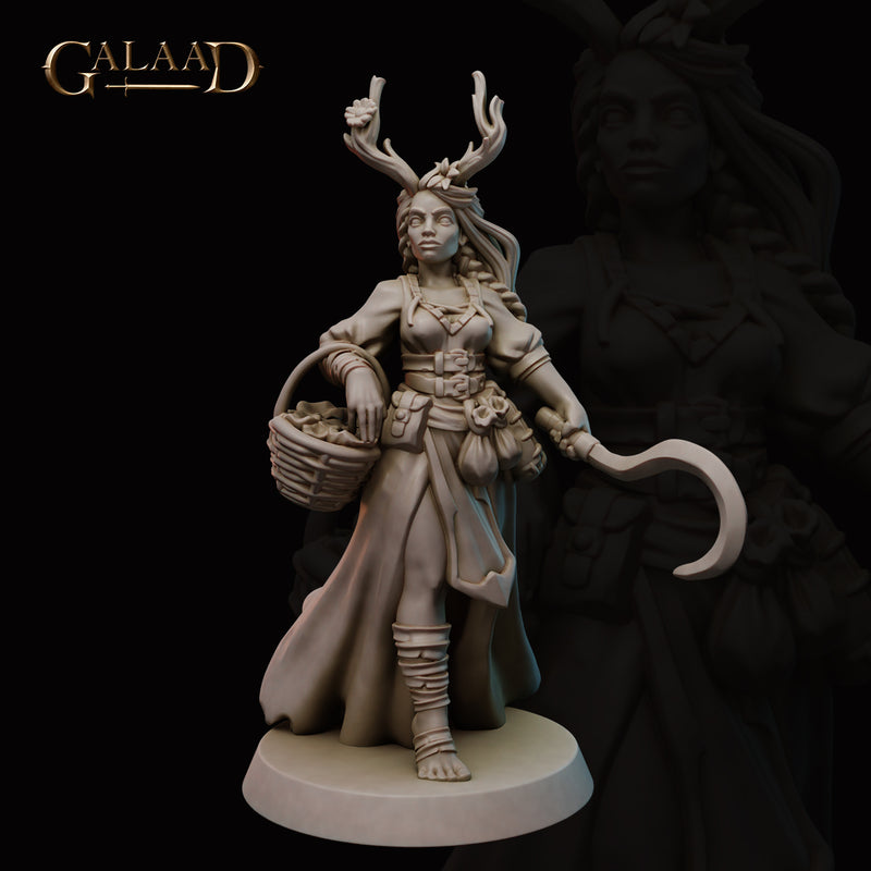 Female Mages and Fighters Miniatures | Fantasy | Galaad Miniatures