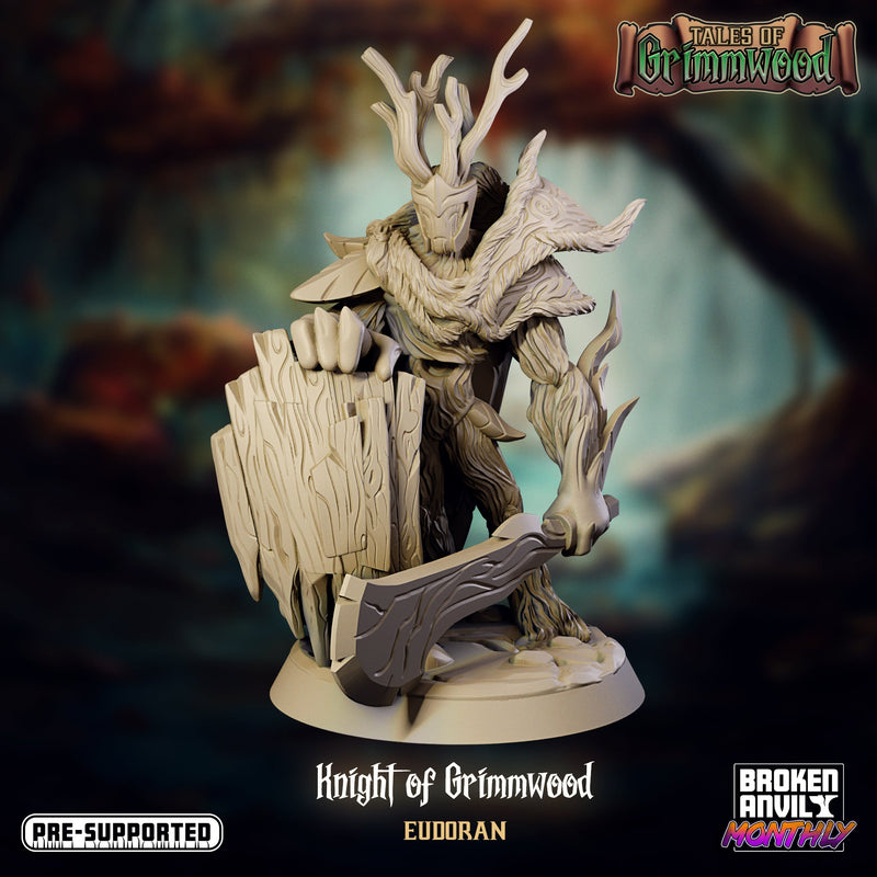 Dryad Knight of Grimwood Eudoran | Tales of Grimmwood | Tabletop RPG Miniature TabletopXtra