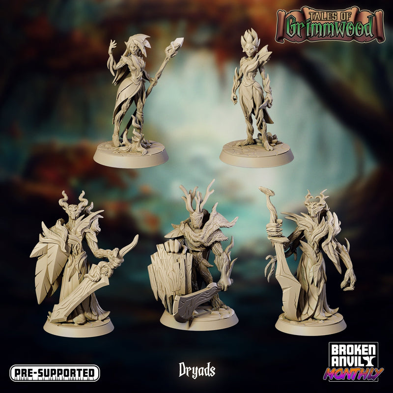 Dryad Miniatures | Tales of Grimmwood | Tabletop RPG Miniature TabletopXtra