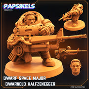 Dwarf Space Colonist Miniatures | Skull Hunters V Space Rambutan | Sci-Fi Miniature | Papsikels TabletopXtra