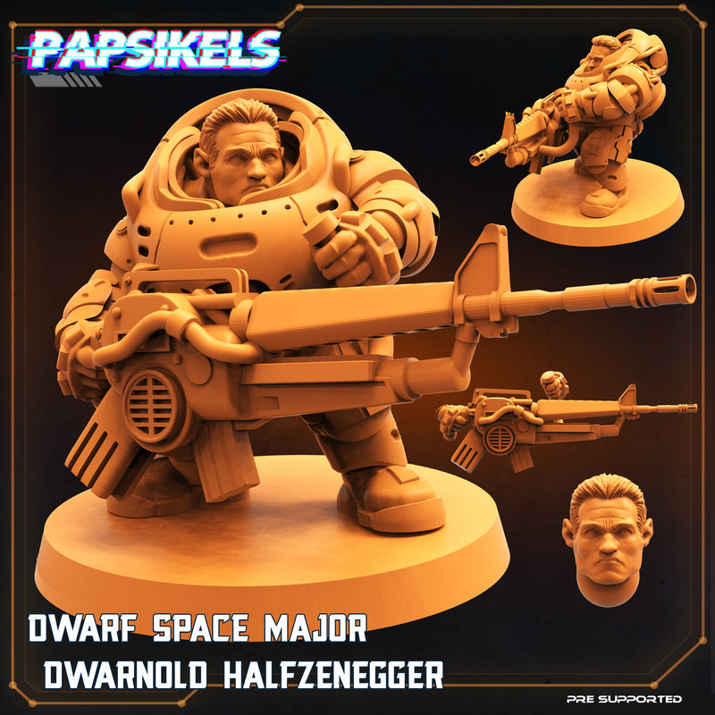 Dwarf Space Colonist Miniatures | Skull Hunters V Space Rambutan | Sci-Fi Miniature | Papsikels TabletopXtra