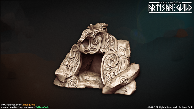 Dwarven Cairn | Dwarven Mountaineers of Skutagaard | Fantasy D&D Miniature | Artisan Guild TabletopXtra