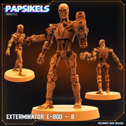 E-800 Exterminator Miniatures | The Exterminator | Sci-Fi Miniature | Papsikels TabletopXtra