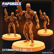 E-800 Exterminator Miniatures | The Exterminator | Sci-Fi Miniature | Papsikels TabletopXtra