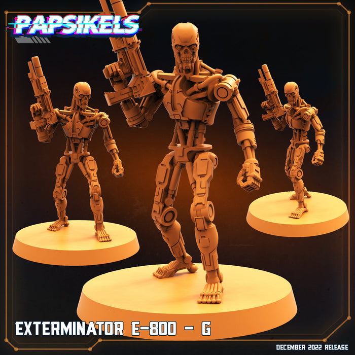 E-800 Exterminator Miniatures | The Exterminator | Sci-Fi Miniature | Papsikels TabletopXtra
