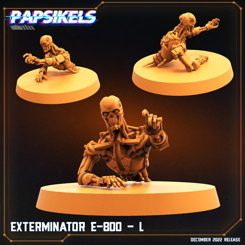 E-800 Exterminator Miniatures | The Exterminator | Sci-Fi Miniature | Papsikels TabletopXtra