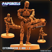 E-800 Exterminator Miniatures | The Exterminator | Sci-Fi Miniature | Papsikels TabletopXtra