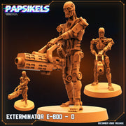 E-800 Exterminator Miniatures | The Exterminator | Sci-Fi Miniature | Papsikels TabletopXtra
