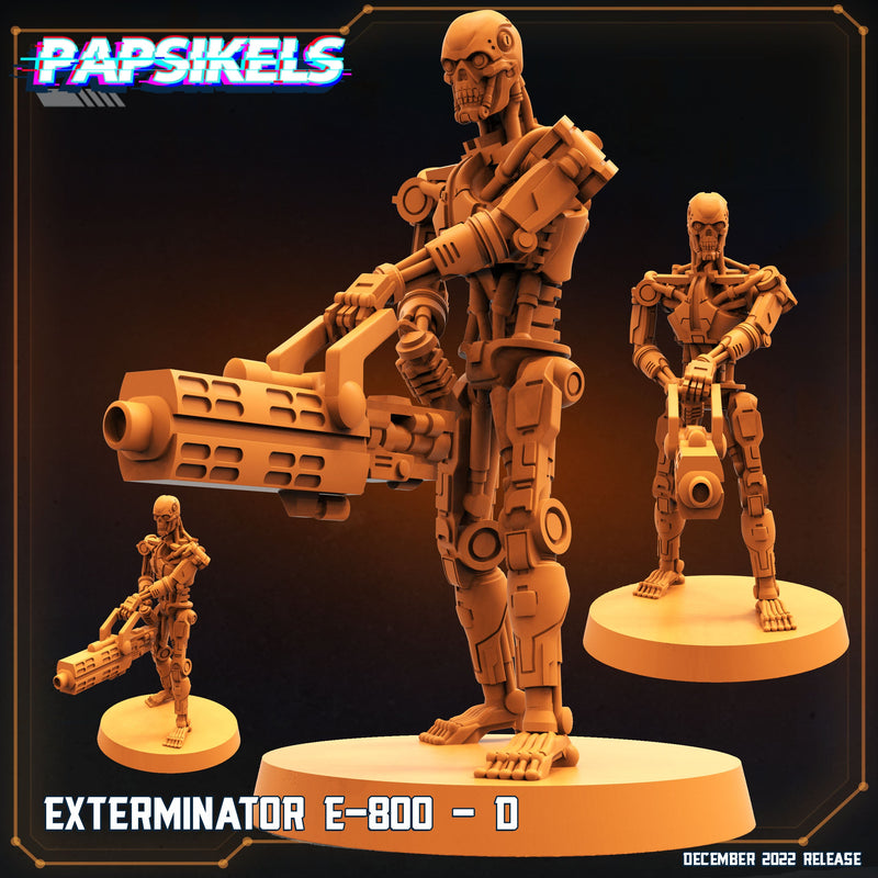 E-800 Exterminator Miniatures | The Exterminator | Sci-Fi Miniature | Papsikels TabletopXtra