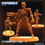 E-800 Exterminator Miniatures | The Exterminator | Sci-Fi Miniature | Papsikels TabletopXtra