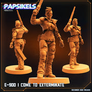 E-900 Exterminator Miniatures | The Exterminator | Sci-Fi Miniature | Papsikels TabletopXtra