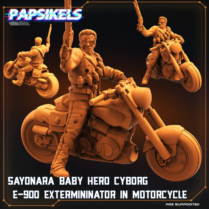 E-900 Exterminator Unit on Bike | Sci-Fi Specials | Sci-Fi Miniature | Papsikels TabletopXtra