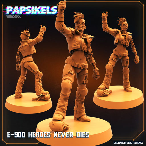 E-900 Heroes Never Die | The Exterminator | Sci-Fi Miniature | Papsikels TabletopXtra