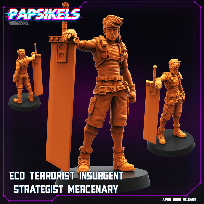 Eco-Activist Miniatures | Cyberpunk | Papsikels