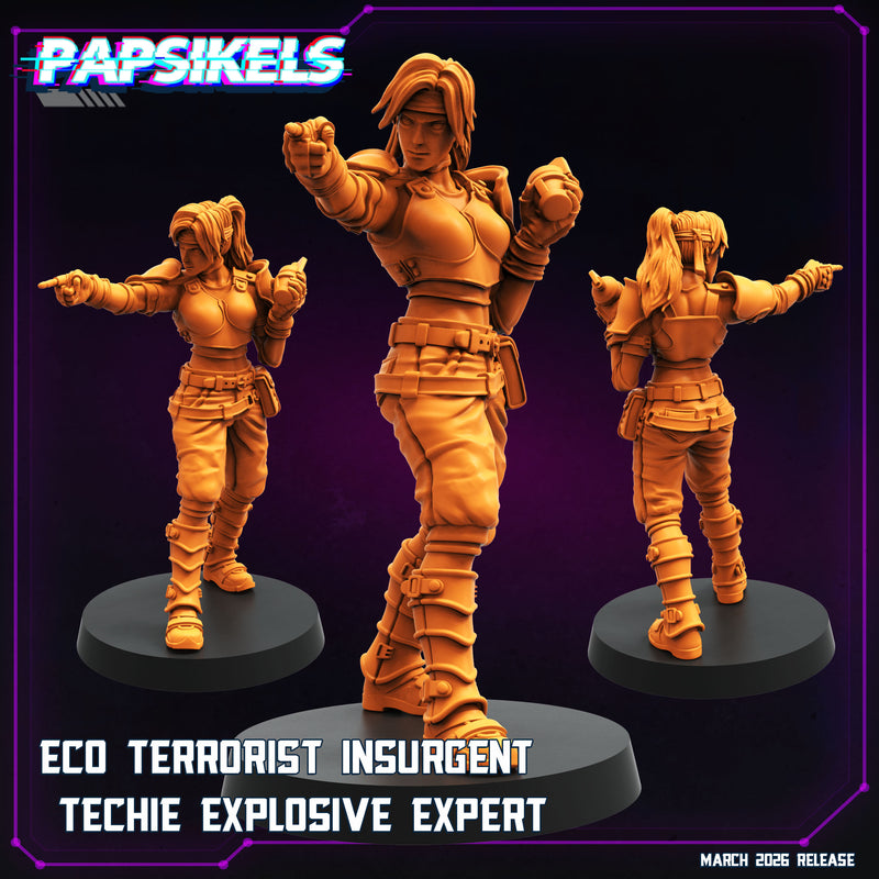Eco-Activist Miniatures | Cyberpunk | Papsikels