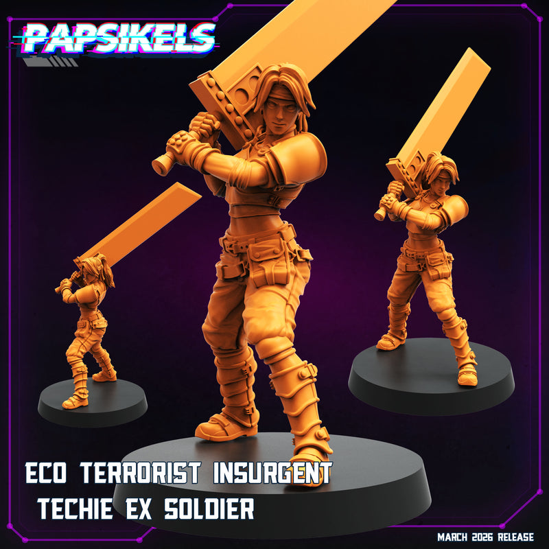 Eco-Activist Miniatures | Cyberpunk | Papsikels
