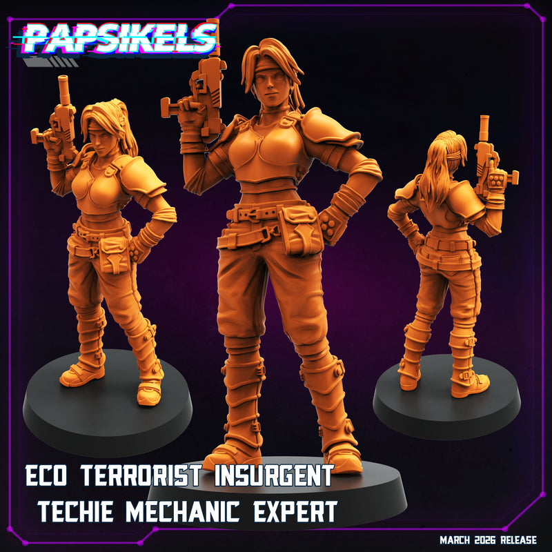 Eco-Activist Miniatures | Cyberpunk | Papsikels