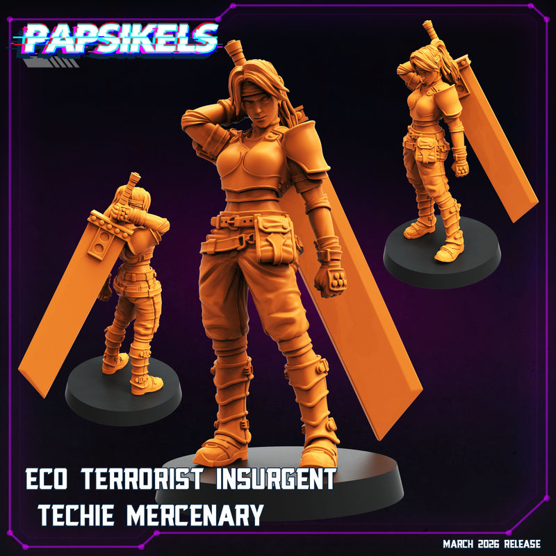Eco-Activist Miniatures | Cyberpunk | Papsikels