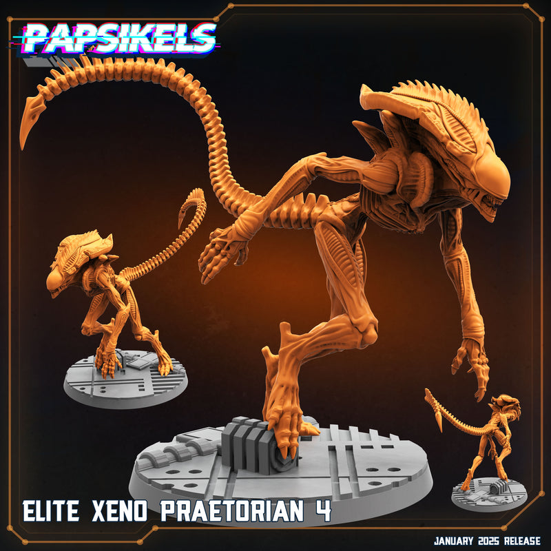 Elite Xeno Praetorian Miniatures | Aliens Vs Humans XIII Ascension | Papsikels