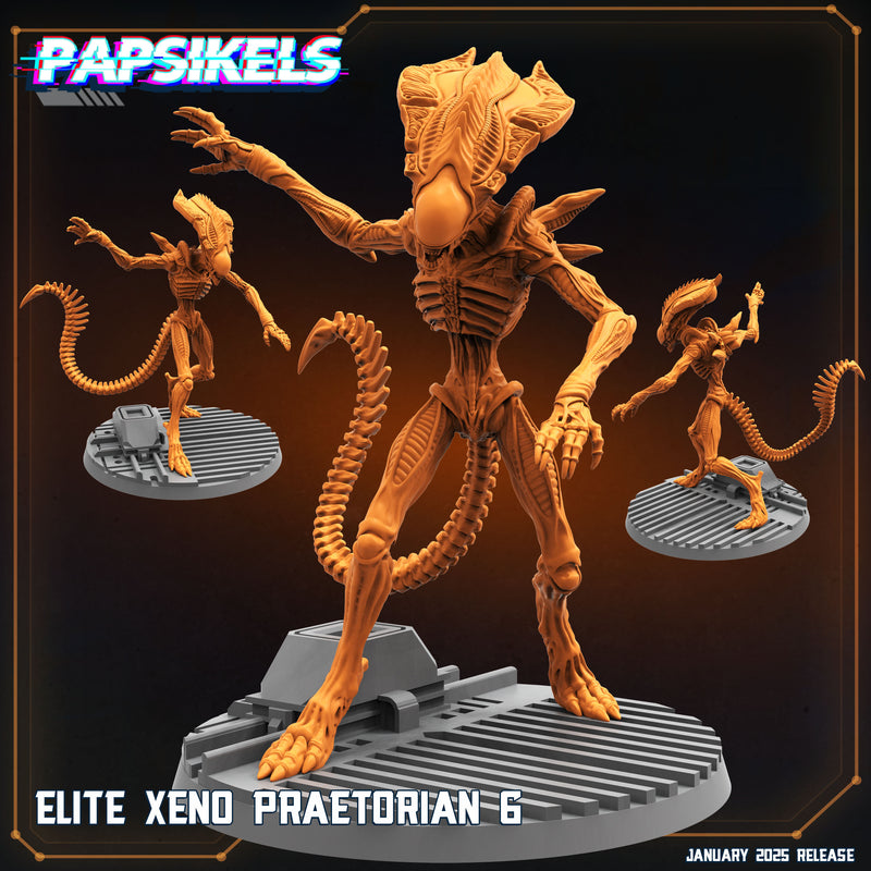 Elite Xeno Praetorian Miniatures | Aliens Vs Humans XIII Ascension | Papsikels