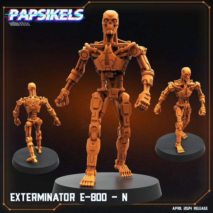 Exterminator E-800 N | Democracy Troopers | Sci-Fi Miniature | Papsikels