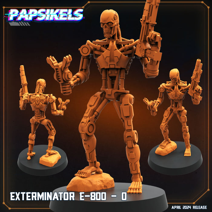 Exterminator E-800 O | Democracy Troopers | Sci-Fi Miniature | Papsikels
