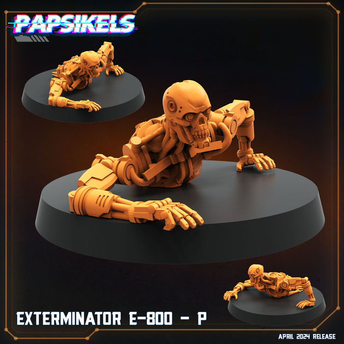 Exterminator E-800 P | Democracy Troopers | Sci-Fi Miniature | Papsikels