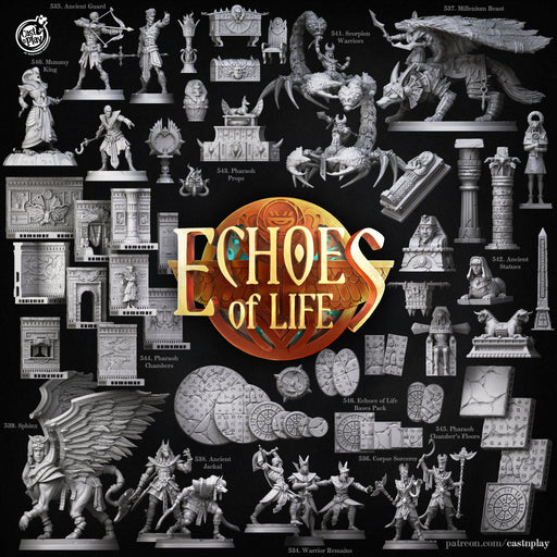 Echoes of Life Miniatures (Full Set) | Fantasy Miniature | Cast n Play TabletopXtra