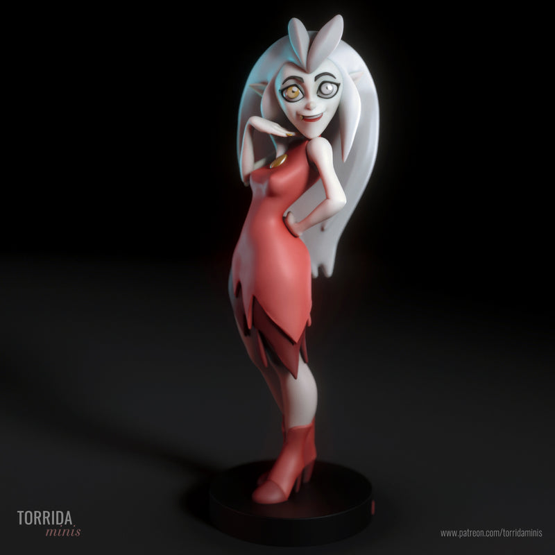 Eda | Pin-Up Statue Fan Art Miniature Unpainted | Torrida Minis