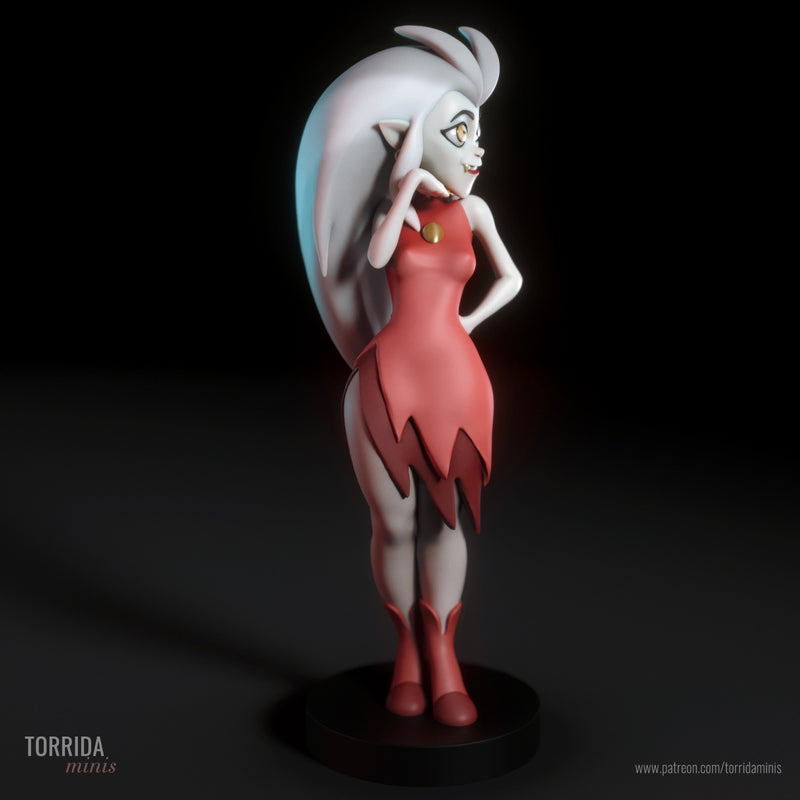 Eda | Pin-Up Statue Fan Art Miniature Unpainted | Torrida Minis