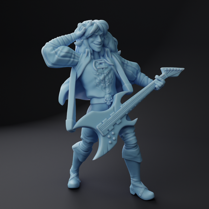 Guitarist Bard Edric | Bardic Beatdown | Twin Goddess Miniatures