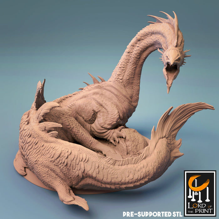 Eel Drake Miniatures | The Great Tide | Fantasy Miniature | Rescale Miniatures TabletopXtra