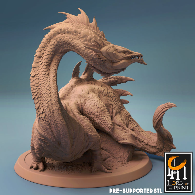 Eel Drake Miniatures | The Great Tide | Fantasy Miniature | Rescale Miniatures TabletopXtra