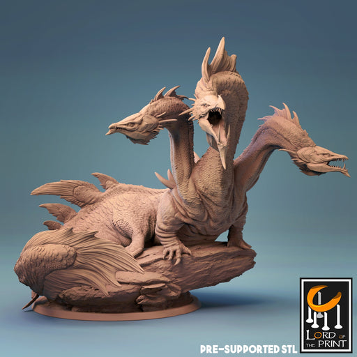 Eel Hydra | The Great Tide | Fantasy Miniature | Rescale Miniatures TabletopXtra