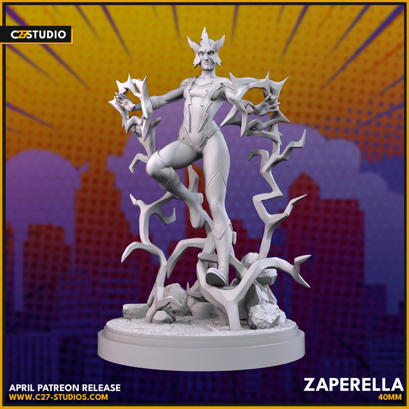 Zaperella | Heroes | Sci-Fi Miniature | C27 Studio