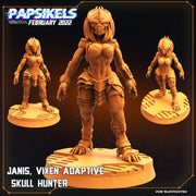 Elite Vixen Skull Hunter Miniatures | Aliens Vs Skull Hunters | Sci-Fi Miniature | Papsikels TabletopXtra
