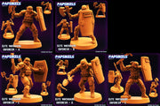 Elite Watanabe Enforcer Miniatures | Cyberpunk | Sci-Fi Miniature | Papsikels TabletopXtra