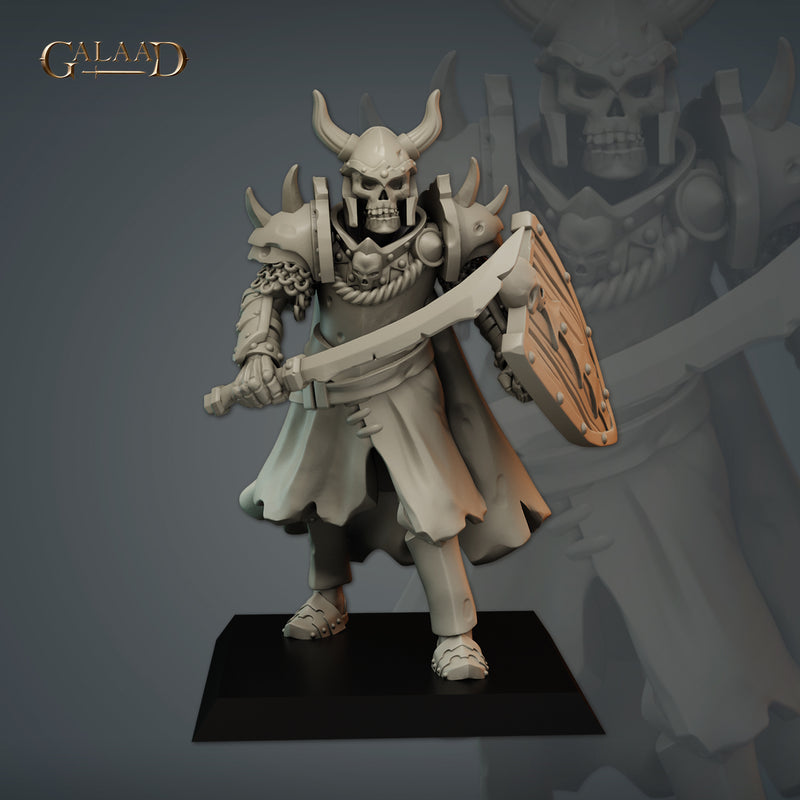 Skeletons Squad Miniatures | Fantasy Miniature | Galaad Miniatures