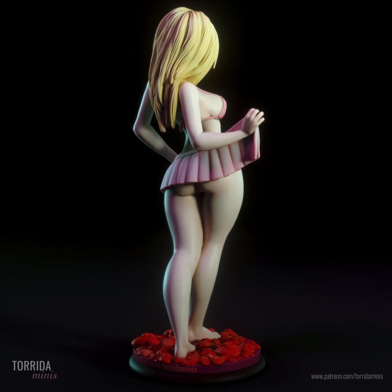 Ellen | Pin-Up Statue Fan Art Miniature Unpainted | Torrida Minis