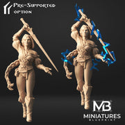Elvania Bladeslinger (No Lightning) | Elementalist | Miniatures Blueprint TabletopXtra