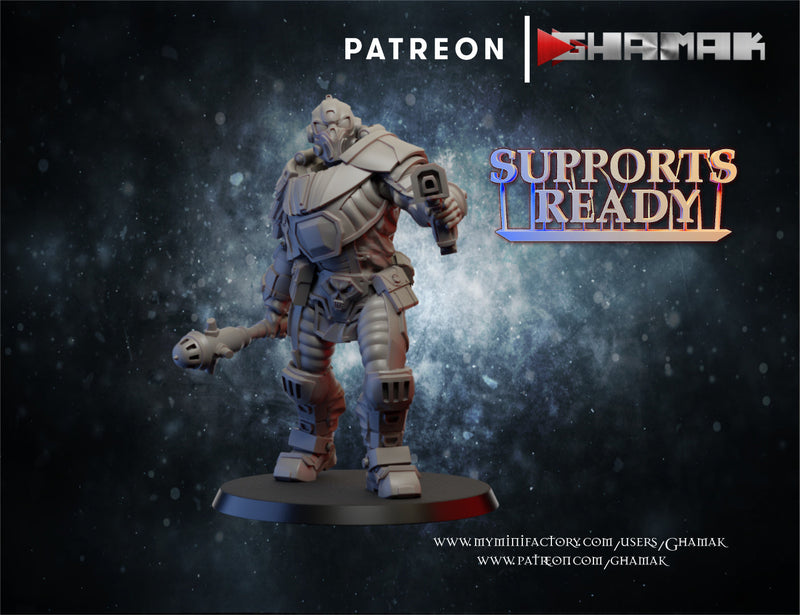 Enforcer 4 | Wachennen | Fantasy Miniature | Ghamak TabletopXtra