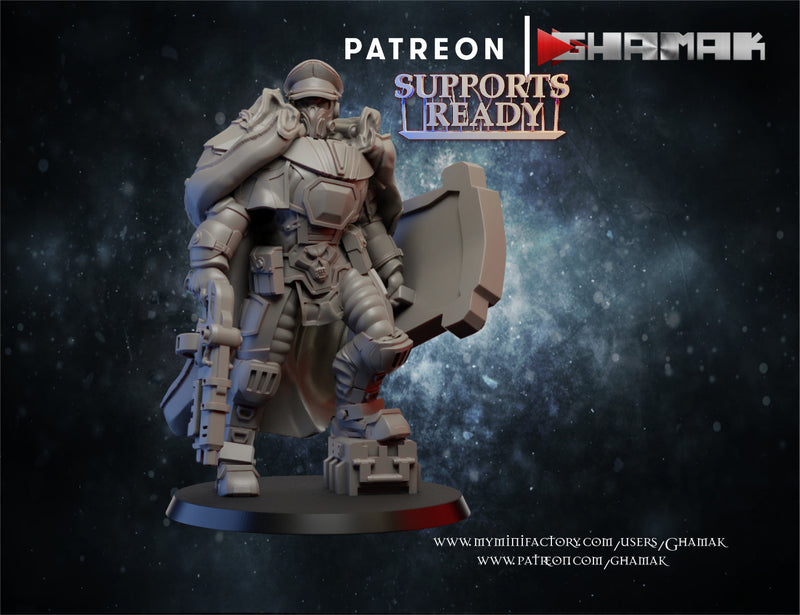 Enforcer Leader | Wachennen | Fantasy Miniature | Ghamak TabletopXtra