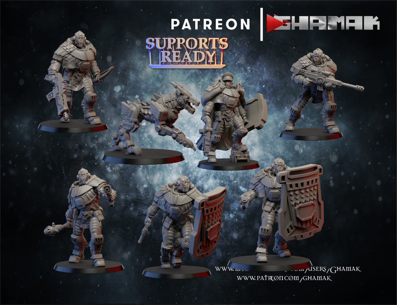 Enforcer Miniatures | Wachennen | Fantasy Miniature | Ghamak TabletopXtra