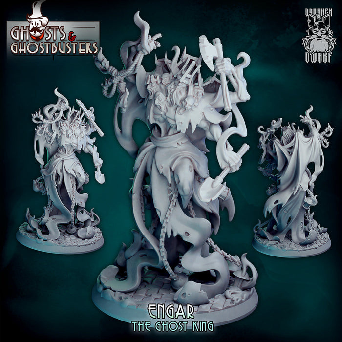 Engar The Ghost King | Ghosts & Ghostbusters | Fantasy Miniature | Drunken Dwarf TabletopXtra