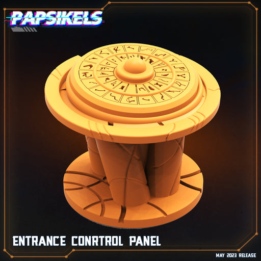 Entrance Control Panel | Star Entrance Into The Multi World | Sci-Fi Miniature | Papsikels TabletopXtra