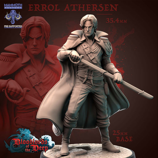 Errol Athersen | Blood Lords of the Deep | Fantasy Tabletop Miniature | Mammoth Factory TabletopXtra